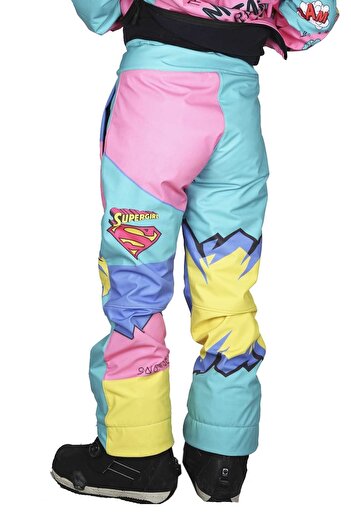 SNOWSEA Super Girl Tasarım Kayak Ve Snowboard Pantolonu Ss7780