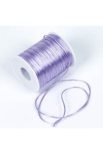 yfhobi 10 Metre - 1 Mm Floş Ip, Bileklik Ipi, Sıçan Kuyruğu Ip, Eflatun Renkli, Takı Ipi