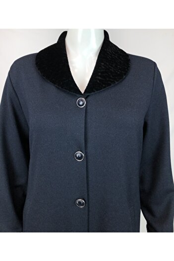 ECE GİYİM Incila Collar and Collar Fur Ferace
