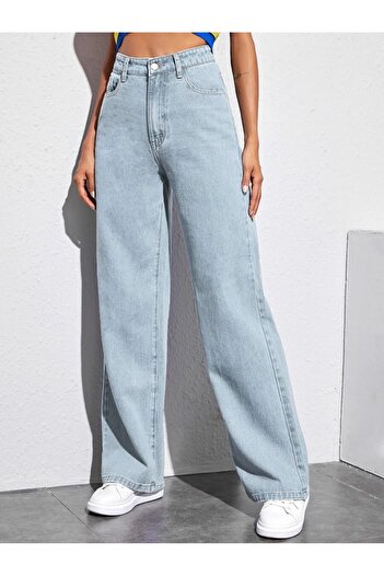 SHEVEGA Ice Blue Boyfriend Flare Jean Φαρδύ τζιν
