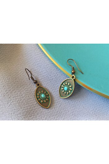delay art Woman Authentic Gemstone Earrings Handmade Ethnic Bohemian Dangle Bijoux Earrings Boho Earrings Jewelry 2cm