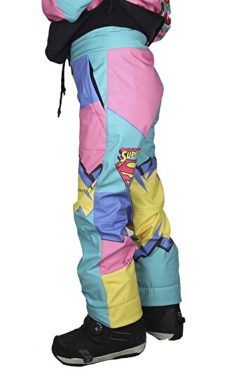 SNOWSEA Super Girl Tasarım Kayak Ve Snowboard Pantolonu Ss7780