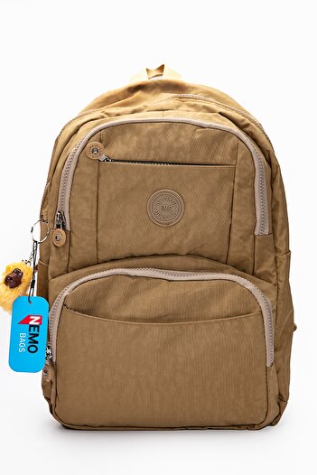 FCSTORE Unisex Mustard Backpack 40x30x15cm Laptop School Travel Bag