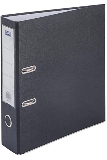 KRAF Plastic Folder Wide A4 Black 10 Pieces
