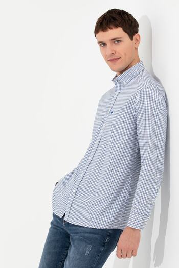 Pierre Cardin Ανδρικό πουκάμισο Navy Blue