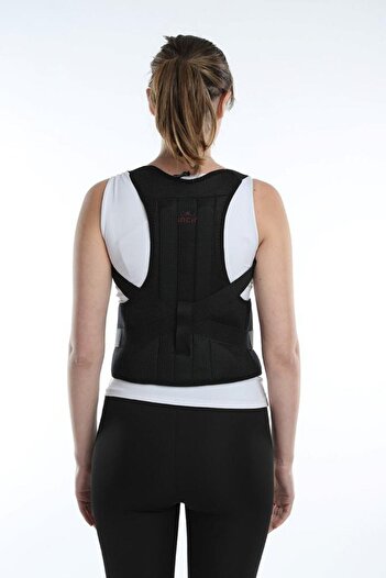 Trendform Unisex Black Upright Posture Stop Orthopedic Waist and Back Support Corset