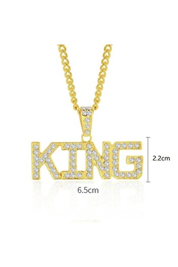 Schulzz King King Hip Hop Thug Life Gangster Unisex Necklace Chain