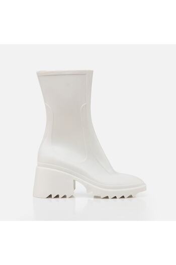 Yaya by Hotiç White Yaya Women's Heeled Boots
