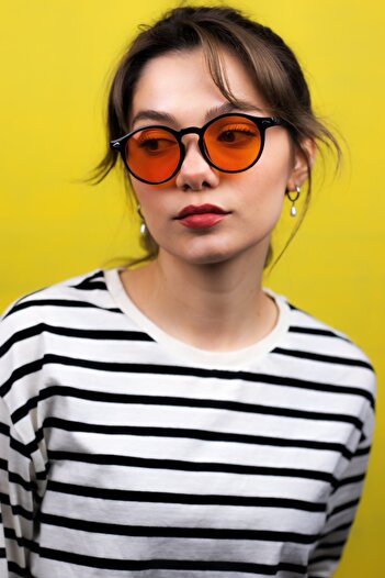 LUNOX Helios Flexible Unbreakable Sunglasses ( Orange Glass )