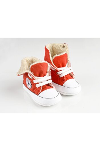 Baby Pattini Newborn Baby Slippers, Ilkadım Home Shoes, Anti-Sweat Antibacterial Welsoft Fur Lined