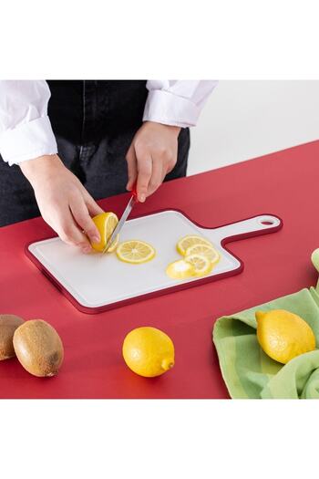 QLUX IDEAS Cutting Board Bpa Free Cutting Board Anti-Slip Cutting Board with Silicone Edge