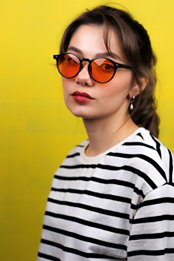 LUNOX Helios Flexible Unbreakable Sunglasses ( Orange Glass )