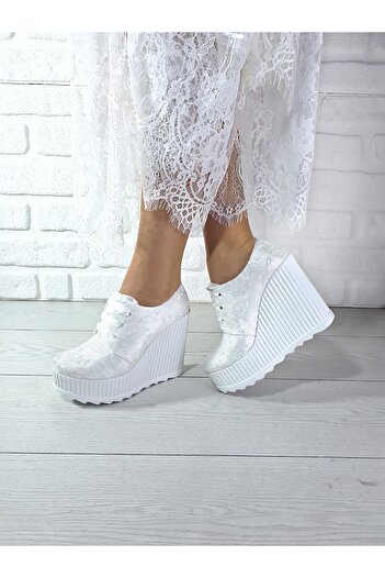 Modavien Women's Wedge Heel Bridal Shoes 710s