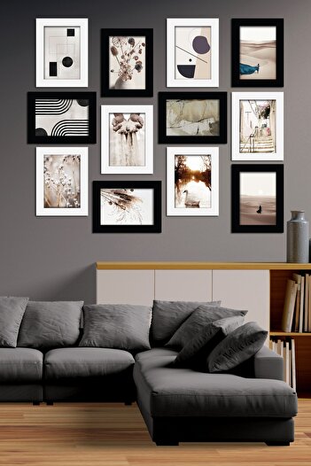 Cadran Modern Style 12 Parçalı Mdf Tablo Mck046