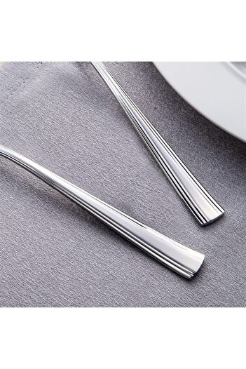 Nehir Katre Satin 12-Piece Tea Spoon Set