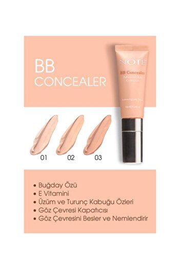 NOTE Bb Göz Altı Kapatıcı - Concealer 03