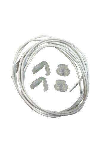 Öztürk Kundura Practical Shoelaces Elastic 1 Pair 100 Cm White