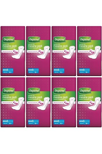Depend Bladder Pad Women's Extra 10 Pieces 8 Pieces