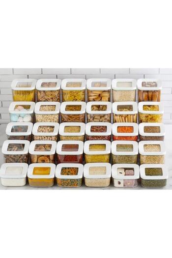 VİP AHMET Square Model 30 Piece Storage Container Food Container Set