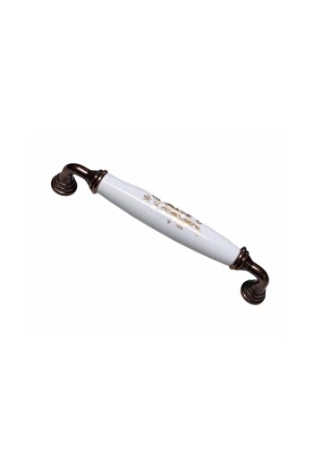 bablife Porcelain Look Sıla 128mm Antique Copper Luxury Drawer Cabinet Furniture Handles