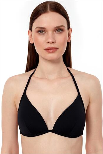 AYYILDIZ 63518 Black Padded Bikini Top