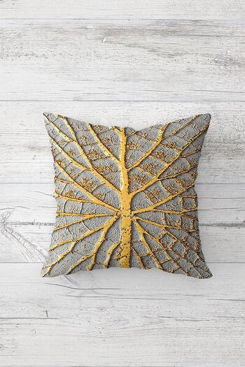 on the clouds Gold Tree Body and Color Blocked Hidden Zippered Throw Pillow Cover Sofa Pillow Cover Set (4pcs)