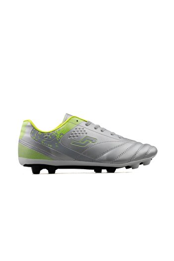 Jump 27603 Silver Neon Yellow Men's Grass Floor Cleats 27603-silver-neon-yellow Gray