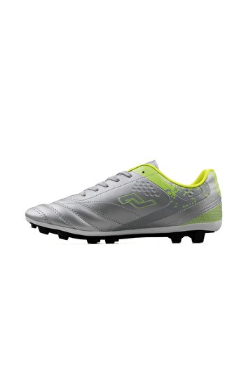 Jump 27603 Silver Neon Yellow Men's Grass Floor Cleats 27603-silver-neon-yellow Gray