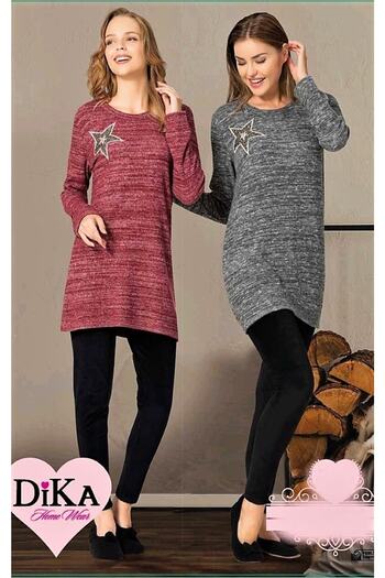 Dika Women's Tunic Tights Set Gray