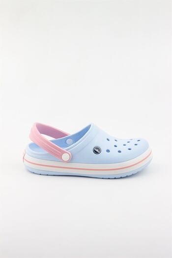 Anıl Ayakkabı Women's Blue Pink Colored Cross Sabo Doctor Nurse Slippers