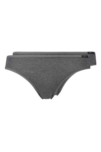 Skiny Damen Rio Slip 2er-Pack – Bikini-Slip, Baumwolle, dehnbar, Basic