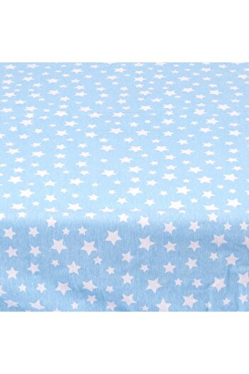 BabyMeva Baby Meva Blue Fitted Baby Bed Sheet
