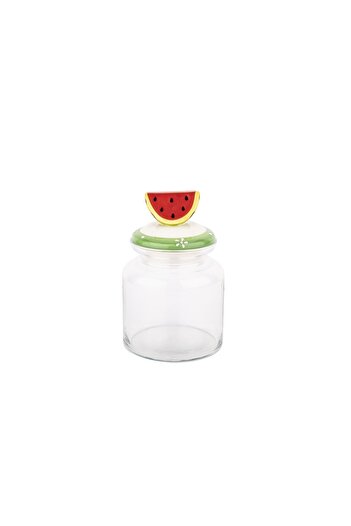 Tantitoni Watermelon Ceramic Jar with Lid 1085ml
