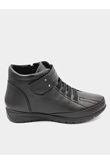 Voyager 7118 Women's Mother Genuine Leather Orthopedic Ankle Winter Daily Boots