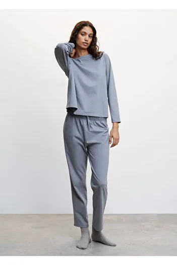 MANGO Woman Tricou de pijama pentru femei