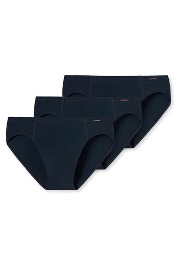 Schiesser Herren Slip 3er-Pack – Supermini Rio-Slip Basic Baumwolle Stretch