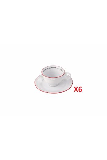 Porland Caribou Coffee Cup with Saucer 75cc 6-Piece 04ap022144