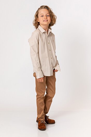 incity Boy's Camel Pants