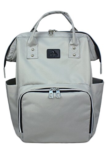 Stylo Star Mother Baby Bag and Small Thermal Bag Ash Gray