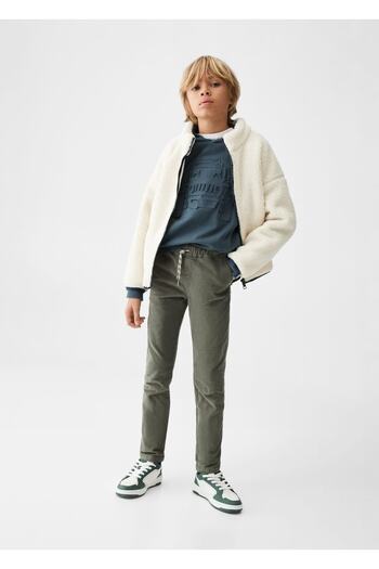 MANGO Kids Green Pants for Kids