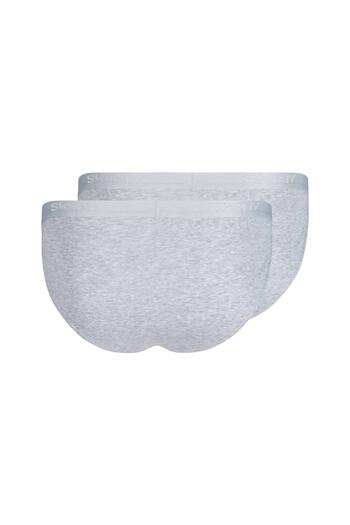 Skiny Herren Tanga-Slip, 2er Pack - Cotton Retro, Unterhose, Feinripp, Baumwolle