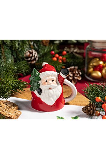 English Home Red Tiny Santa Dolomite Mug - 70 ml