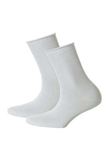 Hudson 2 Paar Damensocken – Strumpf Rollrand Einfarbig Einfaches Paket