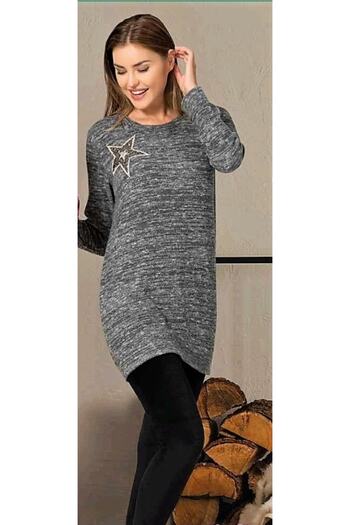 Dika Women's Tunic Tights Set Gray