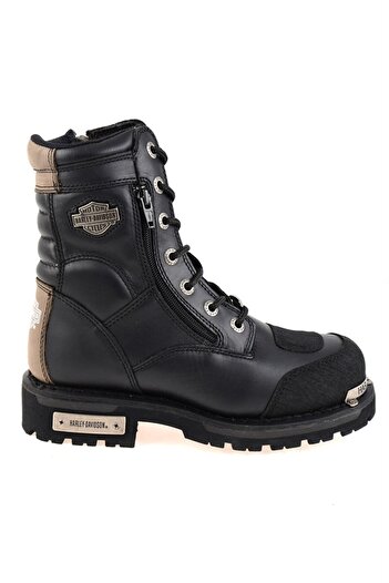 Harley Davidson Μπότες Rıddick Μαύρες από γνήσιο δέρμα