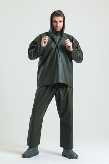 T Rain Unisex Fisherman Top and Bottom Set Raincoat