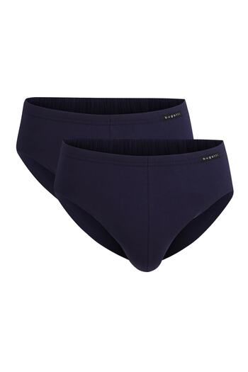 BUGATTI Herren Slips, 2er Pack - FLEXCITY, Sport-Slip, Slips, Stretch-Baumwolle