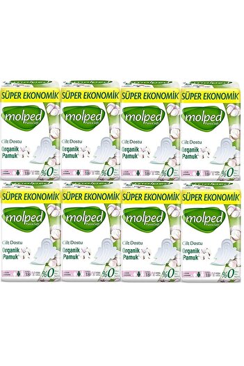 Molped Pure-Soft Sanitary Pads - Super Economical Long 18 Pcs.