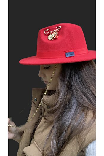 laviyonsa Cowboy Felt Hat Pin Accessory New Year's Special Collection