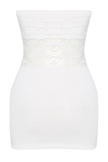 Emay Strapless Corset Athlete White 5035b